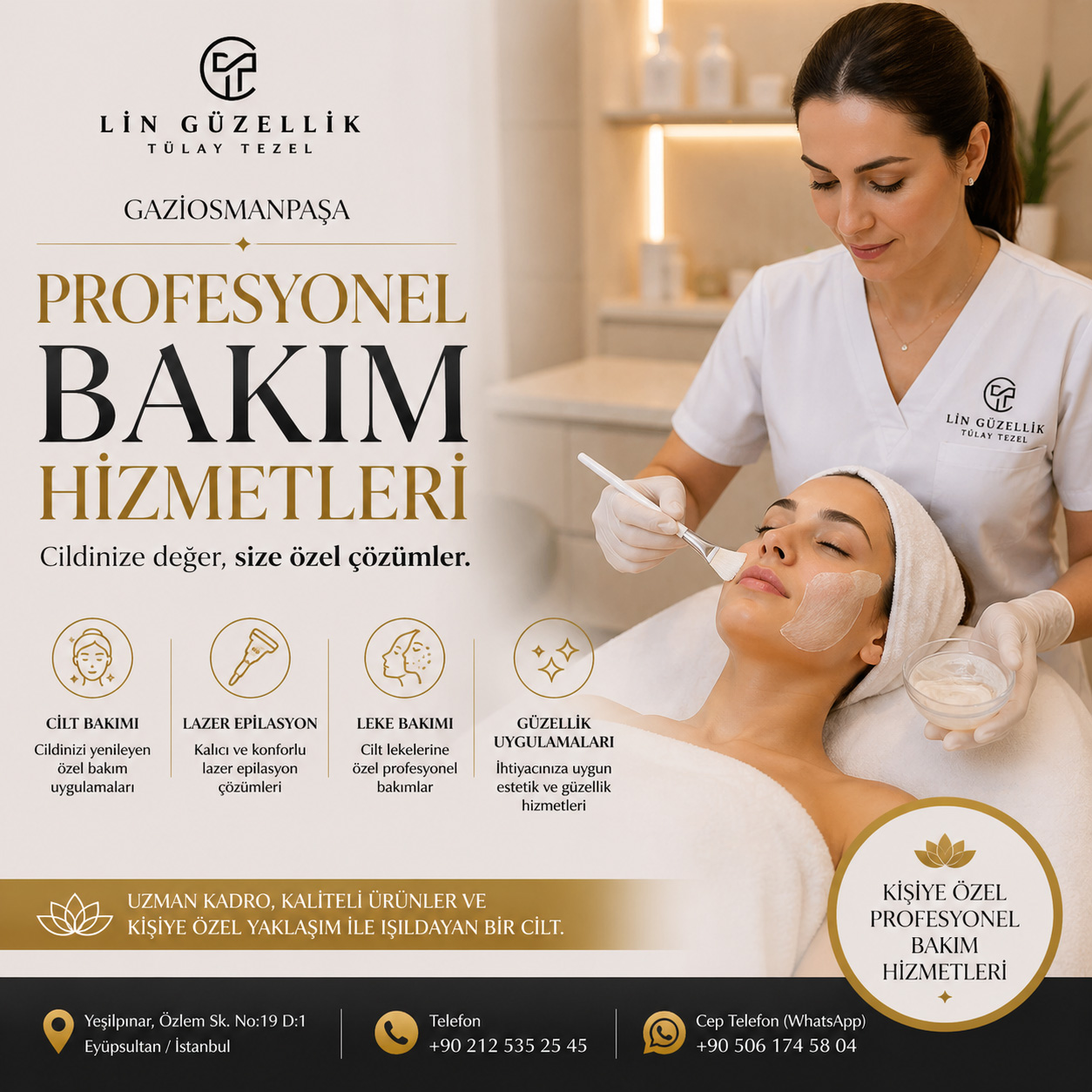 Lin Güzellik Merkezi Profesyonel Bakım Hizmetleri