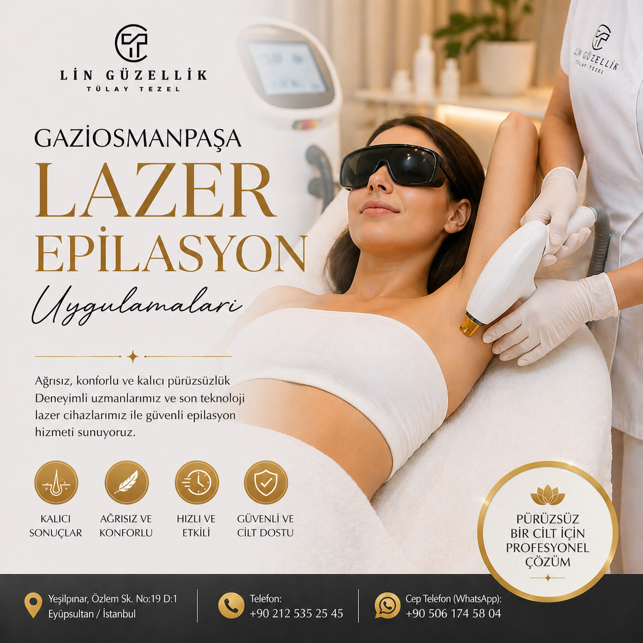 gaziosmanpaşa lazer epilasyon uygulamaları