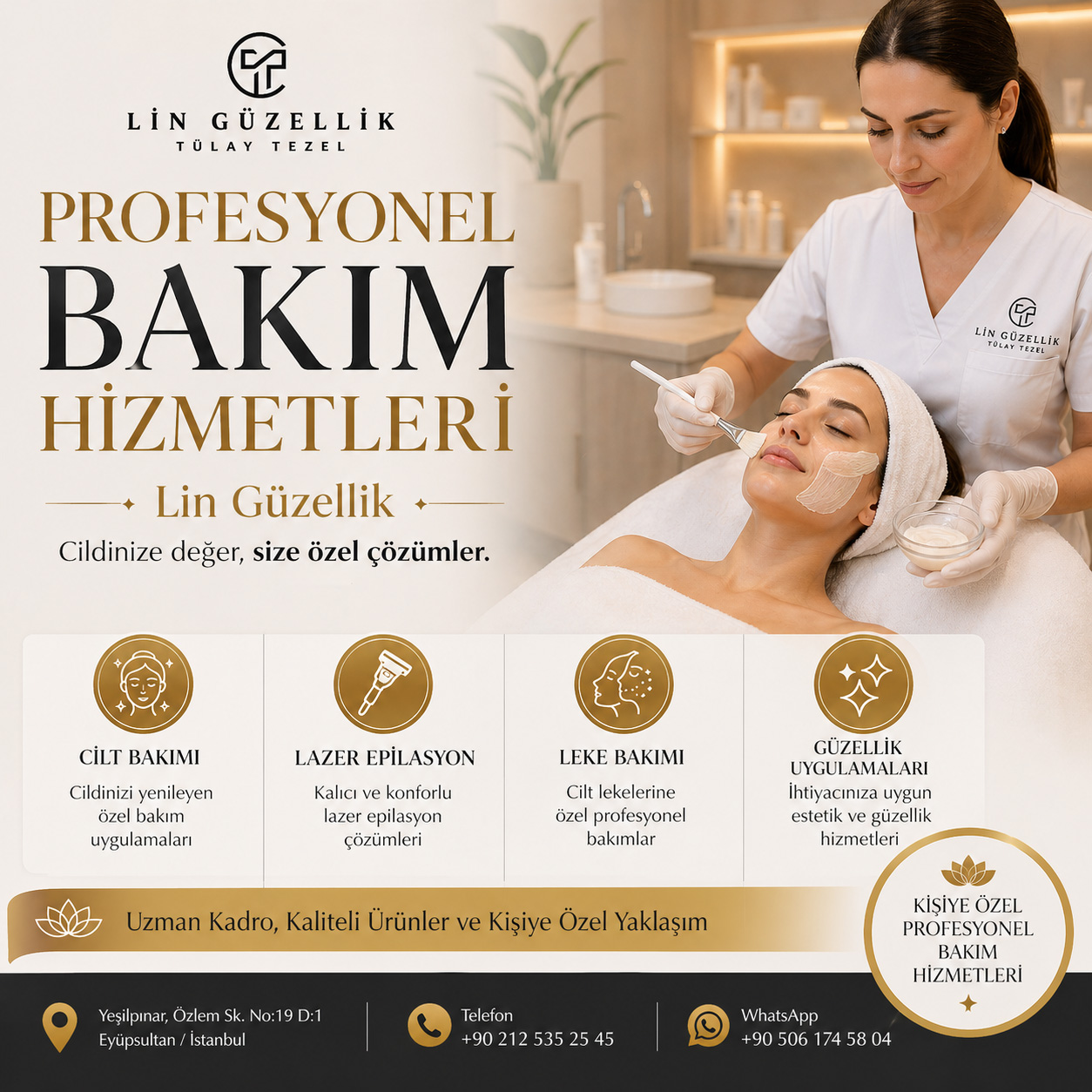 Lin Güzellik Merkezi Profesyonel Bakım Hizmetleri