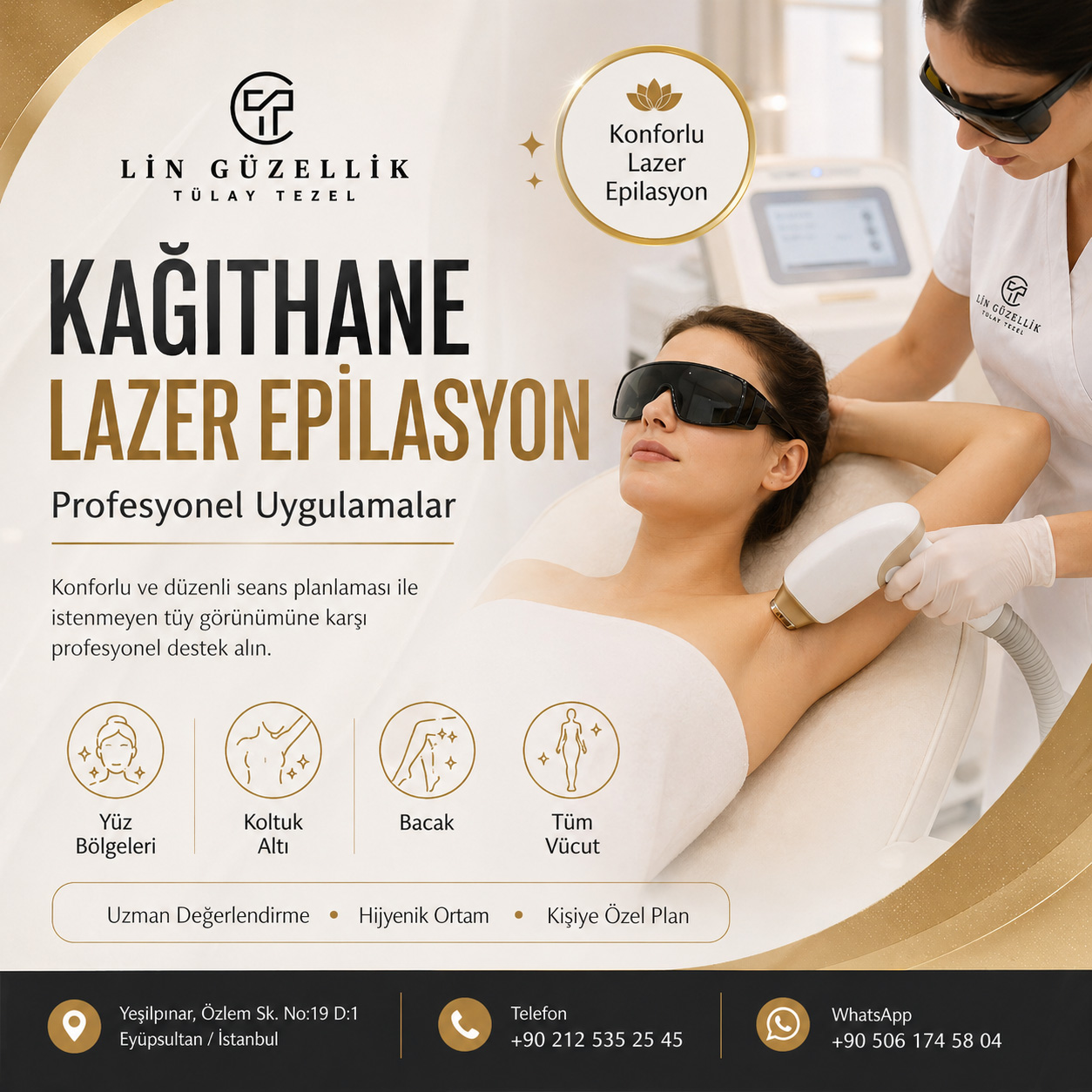 gaziosmanpaşa lazer epilasyon uygulamaları